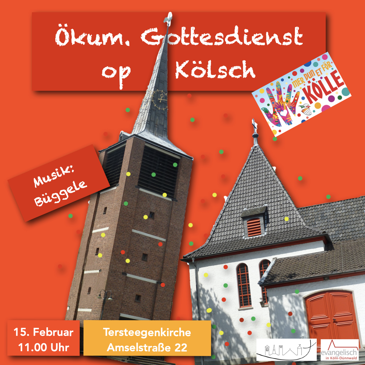 Mehr über den Artikel erfahren Gottesdienst op Kölsch