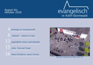 Mehr über den Artikel erfahren Neuer Gemeindebrief August bis Oktober 2026