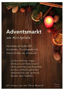 Mehr über den Artikel erfahren Adventsmark am Kirchplatz 28.11.